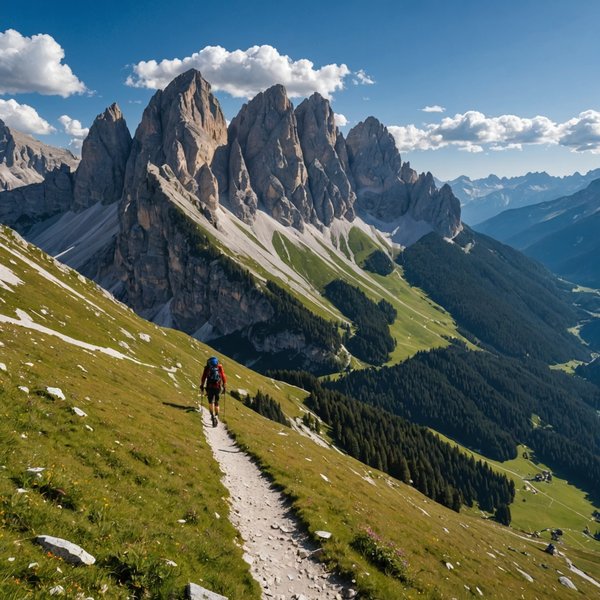Quels sont les meilleurs itinéraires pour une randonnée en haute montagne dans les Dolomites?