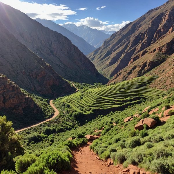 Quels sont les meilleurs sentiers pour une randonnée dans les montagnes de l'Atlas au Maroc?