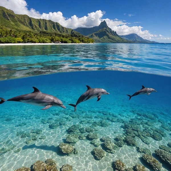 Où trouver les meilleures plages pour la plongée avec les dauphins à Moorea, Polynésie française : conseils et périodes ?